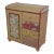 Whimsical Hand Paint Decorated Dressing Table Cabinet For Sale
