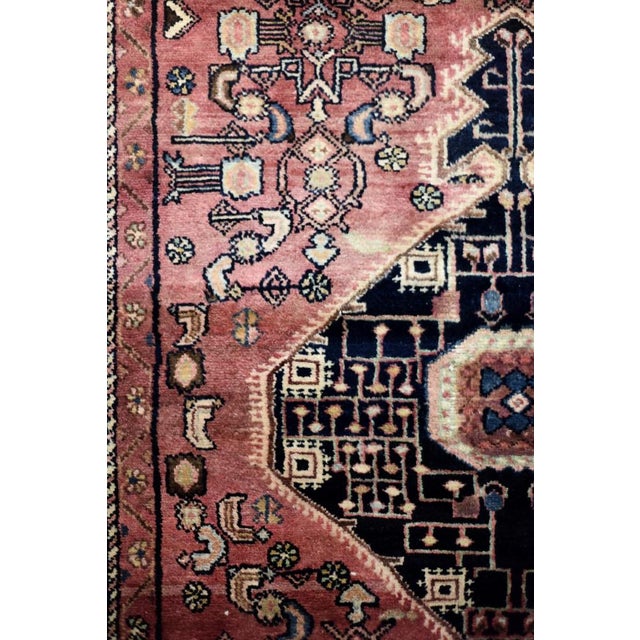 Zanjan Hamadan Rug, Middle Eastern, 1960s For Sale - Image 17 of 18