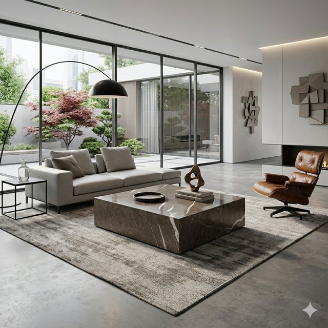 Not Yet Made - Made To Order Pietra Grey Marble Table by Andrea Grasso For Sale - Image 5 of 6