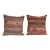 Striped Design Turkish Anatolian Kilim Pillow Cover - a Pair For Sale