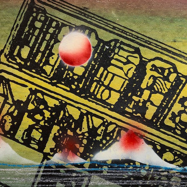 Landscape with refrigerator in bright vibrant colors. Iain Baxter& (the artist recently added the ampersand to his name)...