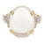Bohemian Chic 20th Century 8.6 Ctw Moonstone Cocktail Ring Size 6.5 For Sale