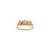 1.53 Carat Multi-Sapphire & Diamond Three-Stone Vintage 14k Gold Ring Size 6 For Sale - Image 10 of 17