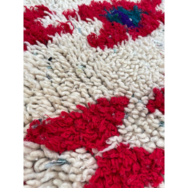 Azilal Moroccan Wool Rug For Sale - Image 4 of 7