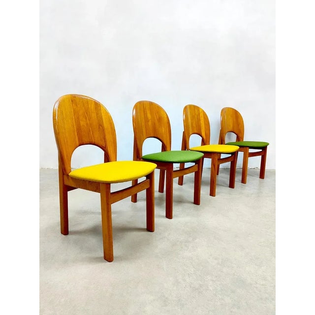 Vintage Danish Dining Chairs by Niels Koefoed for Glostrup, 1960s, Set of 4 For Sale - Image 3 of 8