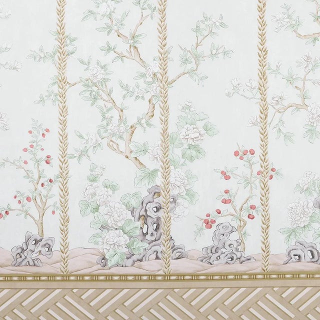 With its fanciful flora and rhythmic arches, Victoria Panel Set is an exquisite chinoiserie wallpaper design that was...