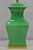Chinoiserie Vintage Paul Hanson Chinoiserie Green Porcelain Jardiniere Oriental Table Lamp For Sale - Image 3 of 12