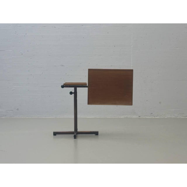Wood Caruelle Side Table by Georg Albert Ulysse Caruelle for Embru, Switzerland, 1950s For Sale - Image 7 of 17