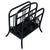 Art Nouveau Magazine Rack in Black, 1890s For Sale
