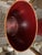 English 1960s English Oval Red Metal Wastebasket W/ Fox Hunt Artwork - The Bury. Very Clean For Sale - Image 3 of 5