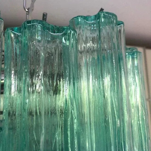 Metal Contemporary Murano Glass Sputnik Chandeliers, Mazzega Style Lot of 2 For Sale - Image 7 of 12