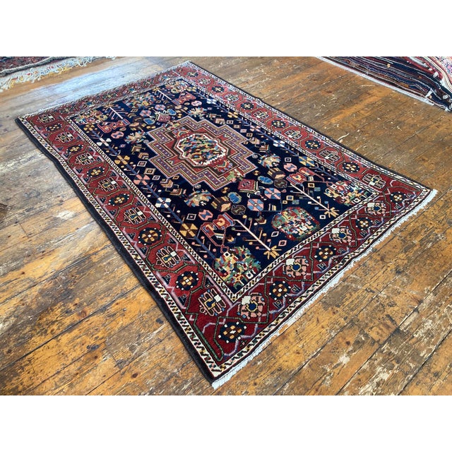 Antique Bakhtiar Rug, 1890s For Sale - Image 4 of 18