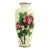 Japanese Ando Cloisonne Co. Floral Roses Cloisonne Enameled Vase C1920 For Sale
