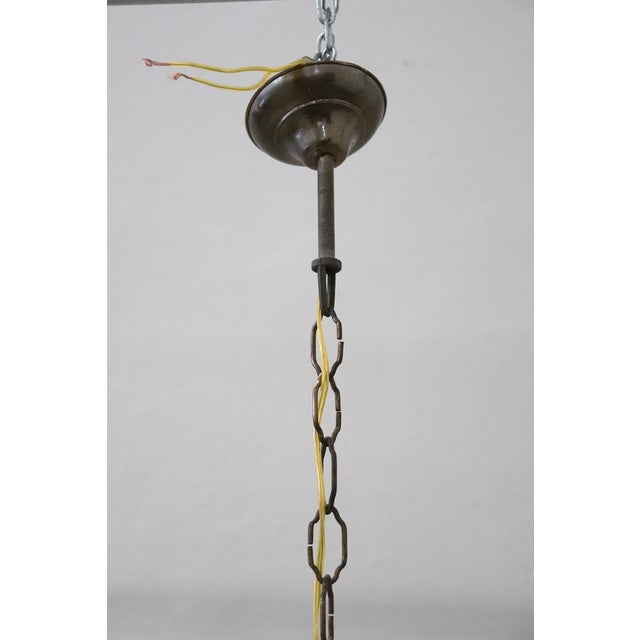 Pendant Lamp in Brass and Glass, 1960s For Sale - Image 6 of 10