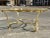 Scalloped Brass & Glass Coffee Table Manner of Labarge Italy For Sale - Image 13 of 13