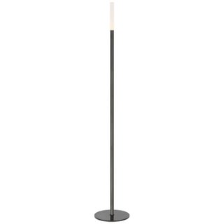 Kelly Wearstler by Visual Comfort Signature Rousseau 60" Floor Lamp in Bronze with Etched Crystal For Sale