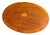 1980s Hekman Copley Place Mahogany and Yew Inlaid Oval Coffee Table For Sale In Philadelphia - Image 6 of 14