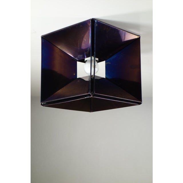 Metal Space Age Flush Mount Italy, 1960 Perfect working order Up to 250V (Europe/UK Standard).The wiring of this item may...