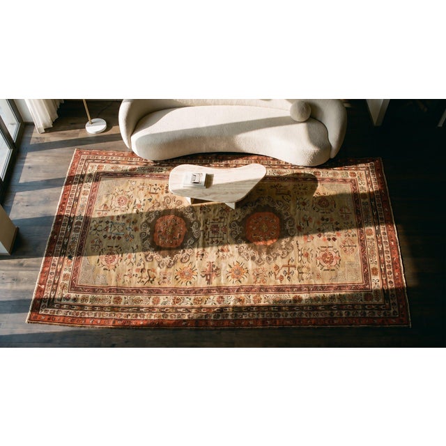 Late 19th Century Central Asian Khotan Carpet ( 6'9" x 13'3" - 205 x 404 ) For Sale - Image 9 of 9