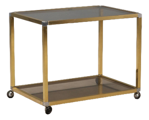 Vintage Serving Bar Cart, 1980s