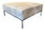 Hide Upholstered Cocktail Ottoman For Sale