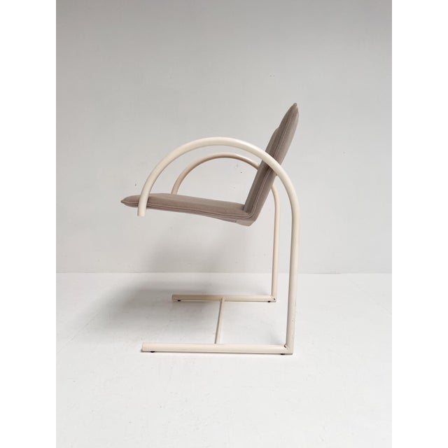 Gray Circle Chairs by Boonzaaijer for Metaform, 1980s, Set of 4 For Sale - Image 8 of 14