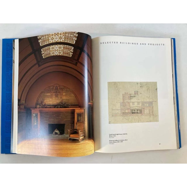 Metal 1990s Frank Lloyd Wright by Bruce Brooks Pfeiffer Hardcover Book For Sale - Image 7 of 10