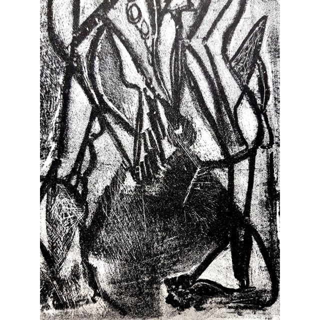 Jean-Michel Atlan - Kafka - Original Lithograph 1946 For Sale - Image 6 of 7