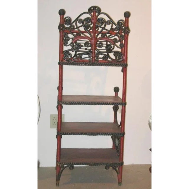 Wicker Heywood-Wakefield Music Stand For Sale In New York - Image 6 of 10