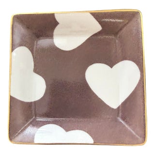 Marie Daage Trinket Dish With Hearts For Sale