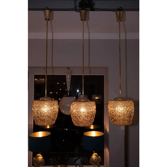Ceiling Lamps by Rupert Nikoll, 1950s, Set of 3 For Sale - Image 9 of 9