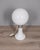 1970s Vintage Italian Table Lamp in White Glass, 1970s For Sale - Image 5 of 12