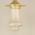 Metal Vintage Brass Pendant Light, 1920 For Sale - Image 7 of 9