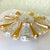 Murano Glass Clear and Amber Square Flush Mount, 1970s For Sale - Image 11 of 15