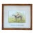 Equestrian Racehorse Watercolor Painting on Paper in Original Frame For Sale
