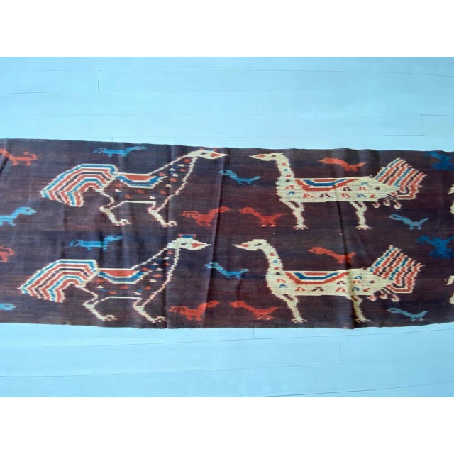 Tribal Super Rare Long Ikat From Sumba For Sale - Image 3 of 18