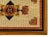 Mid Century Needlepoint in Gold Frame For Sale In Providence - Image 6 of 7