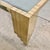 Monumental Vintage Brass & Glass Square Coffee Table, Cityscape Manner, 48 X 48 For Sale - Image 10 of 18
