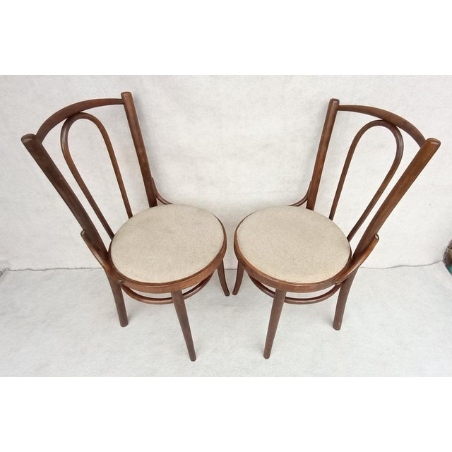 Beech Bentwood Chairs from Tatra, 1960s, Set of 4 For Sale - Image 9 of 15