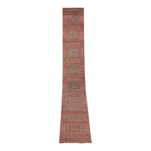 Mid 20th Century Vintage Turkish Stair Runner 2'6'' X 23'7''
