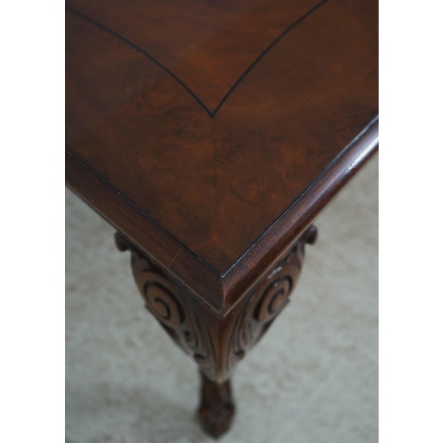 1980s Karges French Louis XV Walnut Dining Room Table For Sale - Image 5 of 17