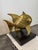 E Ferreira Netto Polished Bronze Fish Sculpture on Black Granite Base, 1985 For Sale - Image 9 of 17