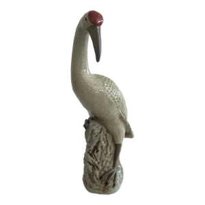 Asian Tropical Bird in Glazed Porcelain