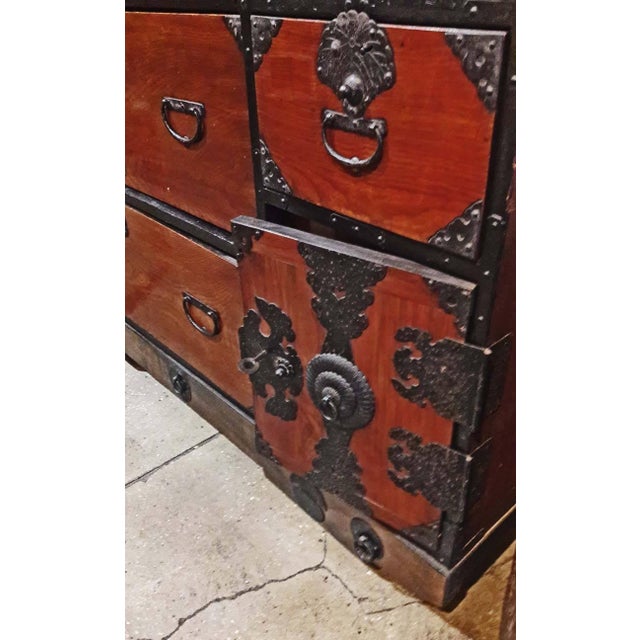 Japanese Cedar / Elm Tansu, Edo Period, Mid18th Century Chairish