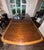 Chippendale 1980s Ethan Allen Banded Mahogany Clawfoot Dining Table + 4 Chairs For Sale - Image 3 of 17