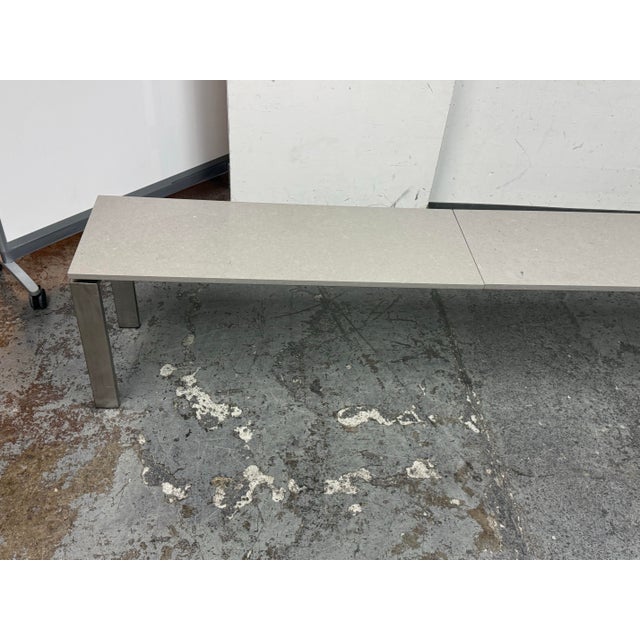 Room & Board Rand Metal Frame Console + Stone Surface For Sale In San Francisco - Image 6 of 12