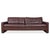 Conseta Leather Three-Seater Brown Coffee Mahogany Sofa by COR For Sale - Image 11 of 11