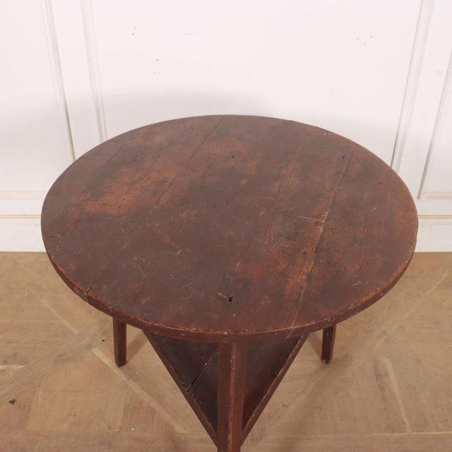 Original Painted Welsh Cricket Table For Sale - Image 6 of 8