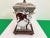 Chocolate 1950s Porcelain Monkeys Lamp & Shade For Sale - Image 8 of 18