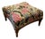 French 19th C Louis XVI Tapestry Footstool or Ottoman For Sale